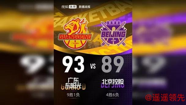 萨姆纳38+9+5萨林杰27+10+6 广东险胜北控